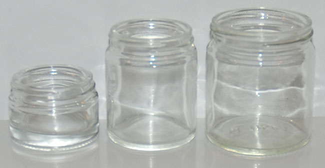 Flint Glass Jars