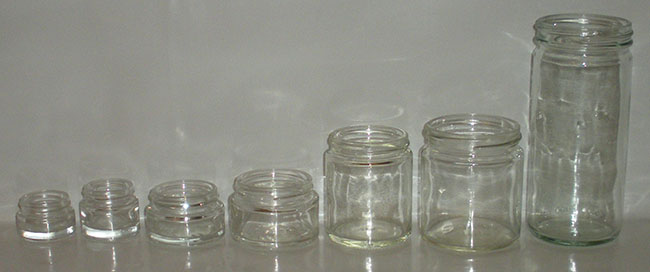 Flint Glass Jars