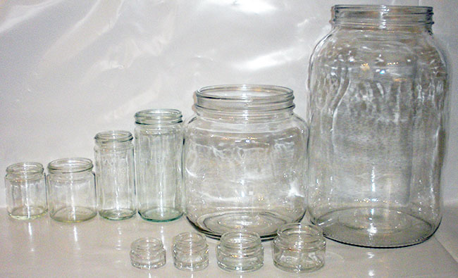 Flint Glass Jars