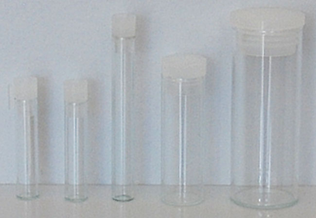 glass vials with stoppers