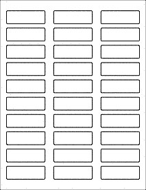 2.25 x 0.75 inch labels