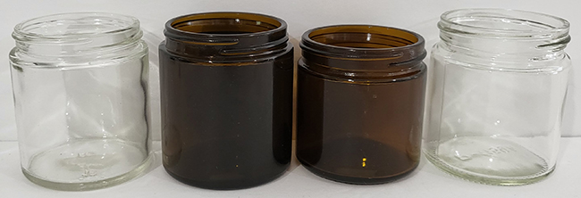 Amber Glass Jar with Screw Cap 50 ml