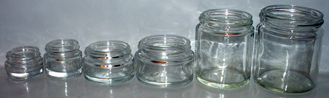 Flint Glass Jars