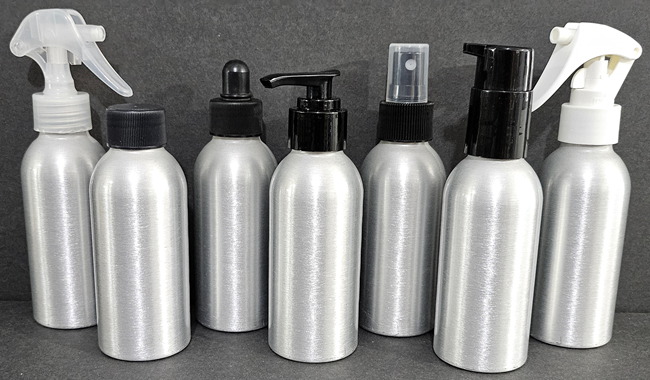 new 4 oz aluminum bottle
