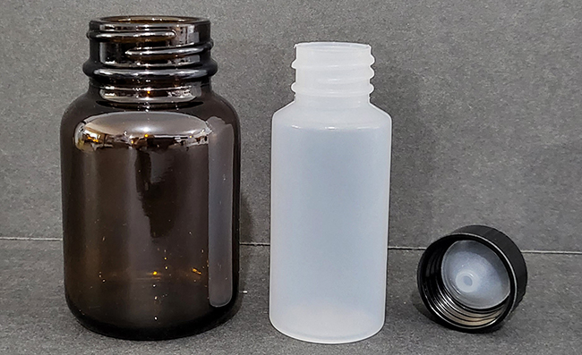 Clear Graduated Wide Mouth Jars, 2oz 38-400 neck finish, No Caps, case/48