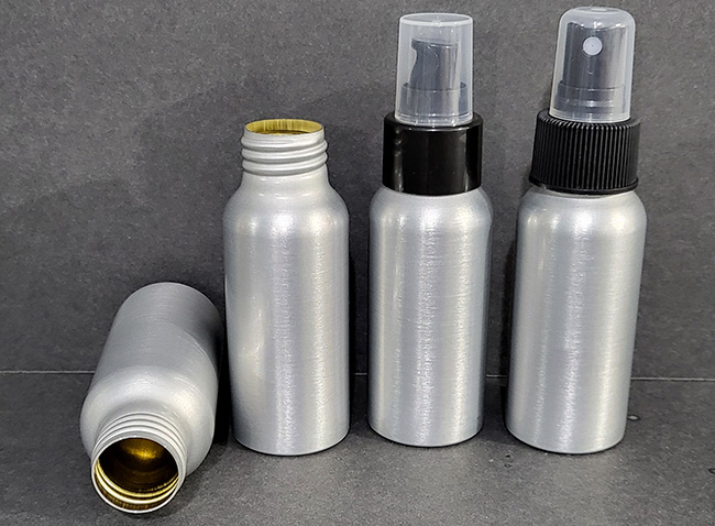 new 60 ml aluminum bottle