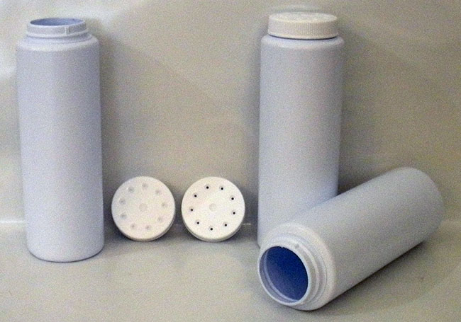 new plastic powder bottle set